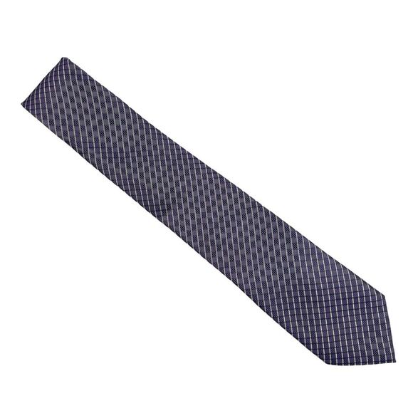 Jos A Bank Executive Collection Purple Striped 100% Silk Neck Tie Dry Clean - Picture 1 of 8